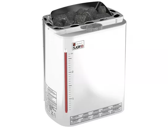 Электрическая печь SAWO MINI COMBI MNC-30NS-Z (3,0 кВт, с парогенератором, внутри оцинковка, снаружи нержавейка), выносной пульт (пульт и блок мощности докупаются отдельно)