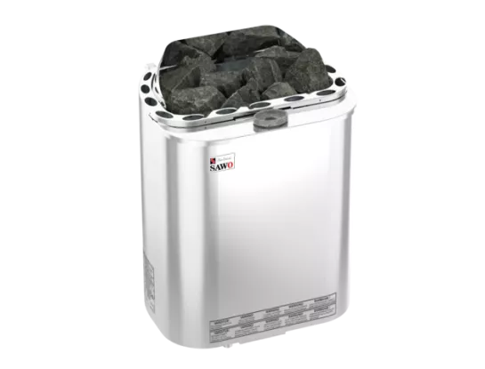 Электрическая печь SAWO SCANDIA COMBI SCAC-80NS-Z (8 кВт, с парогенератором, внутри оцинковка, снаружи нержавейка), выносной пульт (пульт и блок мощности докупаются отдельно)