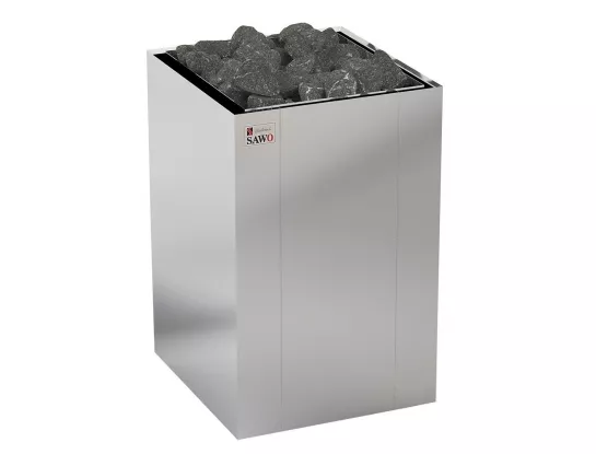Электрическая печь SAWO NORDEX FlOOR NRFS-120NS-Z (12 кВт, внутри оцинковка, снаружи нержавейка), выносной пульт (пульт и блок мощности докупаются отдельно)