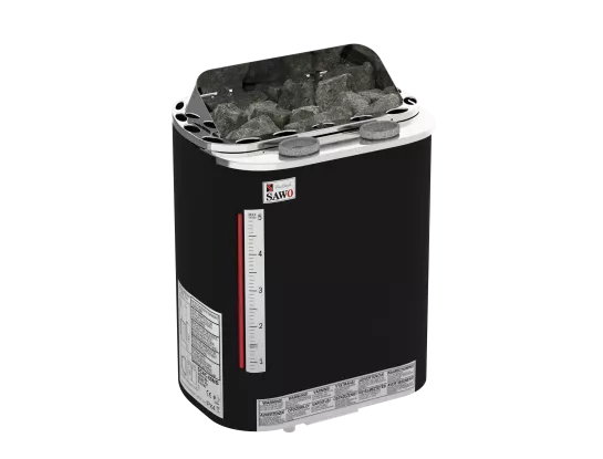 SAWO Электрическая печь SCANDIA SCAC-90NS-P-F, внутри из нержавейки, снаружи защитное покрытие, выносной пульт (пульт и блок мощности докупаются отдельно)