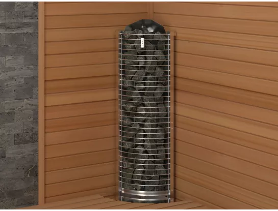 SAWO Электрическая печь TOWER TH3-60NS-CNR угловой установки, выносной пульт (пульт и блок мощности докупаются отдельно)