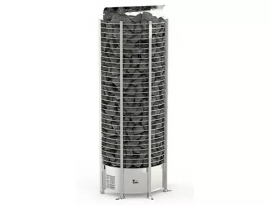 Электрическая печь SAWO TOWER TH3-35Ni2-WL-P (3,5 кВт, нержавейка, пристенная), выносной пульт (встроенный блок мощности, пульт покупается отдельно)