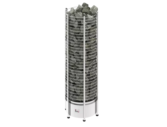 SAWO Электрическая печь TOWER вертикальная, круглая, 10,5 кВт, TH9-105NS-P, выносной пульт (пульт и блок мощности докупаются отдельно)
