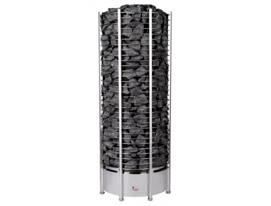 Электрическая печь SAWO TOWER TH12-150NS-P (15 кВт, нержавейка, круглая), выносной пульт (пульт и блок мощности докупаются отдельно)