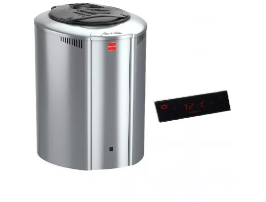 HARVIA Электрическая печь Forte HAFB600400S AF6 steel с выносной панелью управления