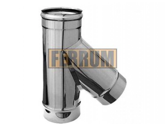 Феррум - Тройник 135°, D=130, AISI 430, 0,8 мм