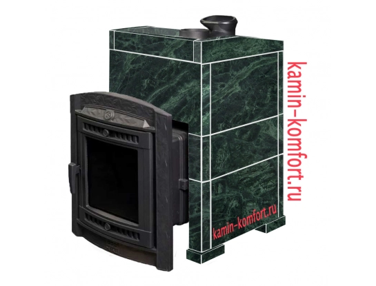 Печь банная Атмосфера L в облицовке Змеевик