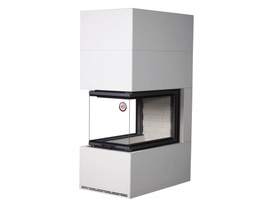 Камин РОДОС 900 СЛОНОВАЯ КОСТЬ шамот белый