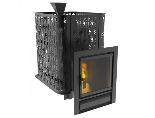 Печь для бани из нерж. VARNA 26 с закрытой каменкой (Black Stove) до 26 м3