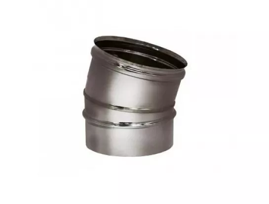 Отвод одностенный 15°, D=104, AISI 321 0,8мм
