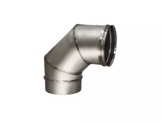 Отвод одностенный 90°, D=104, AISI 321 0,8мм