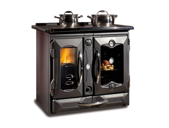 Отопительно-варочная печь La Nordica TermoSuprema Compact D.S.A. Nero