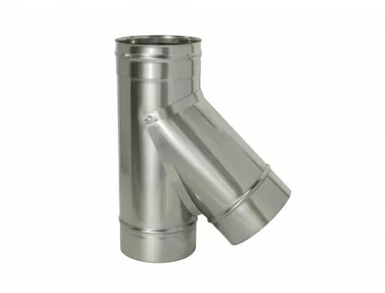 Дымок - Тройник 45° d=180, AISI 439, 0,5мм 