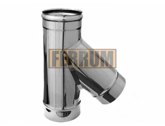 Феррум - Тройник 135°, D=150, AISI 430, 0,8 мм 