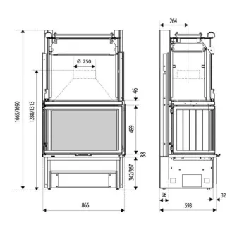 Топка SUPRA Supravision 255 A