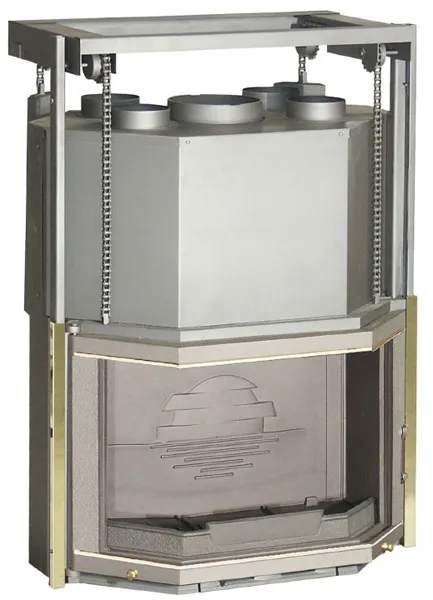 Топка Invicta Prismatique 850 контргруз,распред. тепла 2