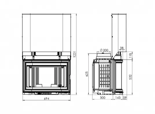 Топка Chazelles  CP701RL 2