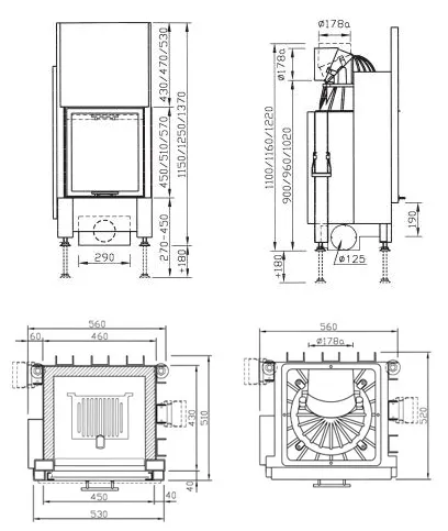 Топка SCHMID Lina FD  45...h