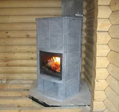 Теплонакопительная печь- камин WS 9 - 1 Талькохлорит-талькомагн.40/60 под топку Kawmet W13 2