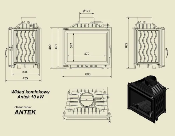 Топка ANTEK 150 3
