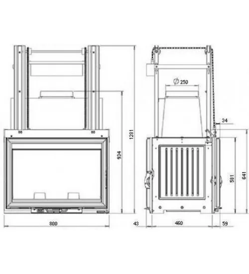 Топка Chazelles  CDF801RL 2