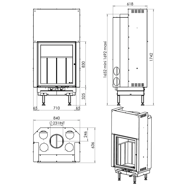 Топка Chazelles  DH840 2