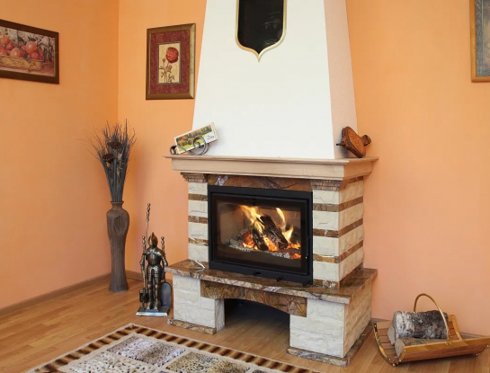 Фото Можно ли установить каминную топку в уже существующий камин?