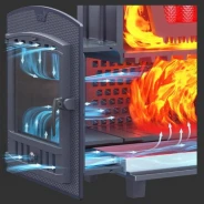 Миниатюра Чугунная печь для бани GFS ЗК 18 (П2) 19