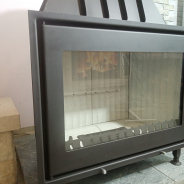 Миниатюра Каминная топка LK ЭЛЬБРУС 800 (литьевой шамот) 2
