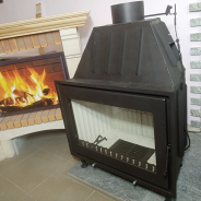 Миниатюра Каминная топка LK ЭЛЬБРУС 800 (литьевой шамот) 18