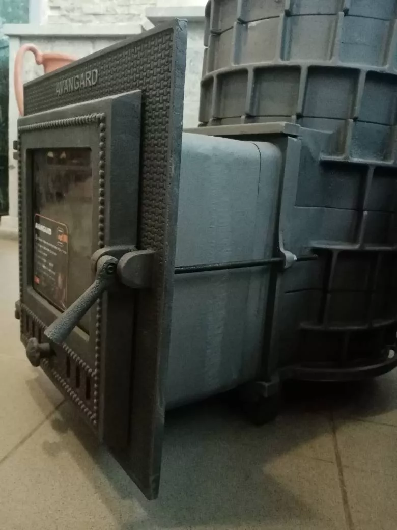 Изображение Чугунная печь для бани Авангард ЗК 25 (М) 2