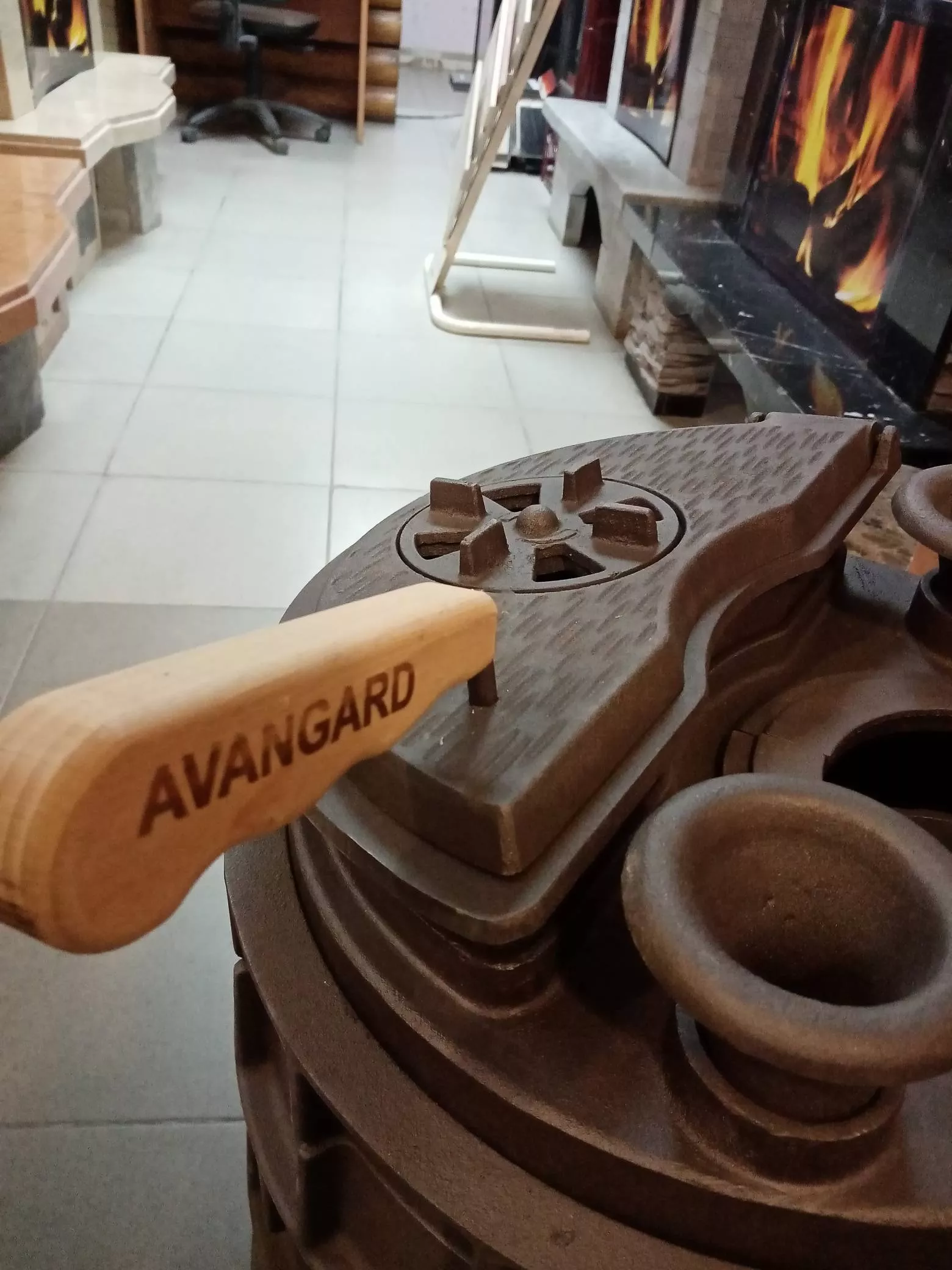 Изображение Чугунная печь для бани Авангард ЗК 25 (М) 10