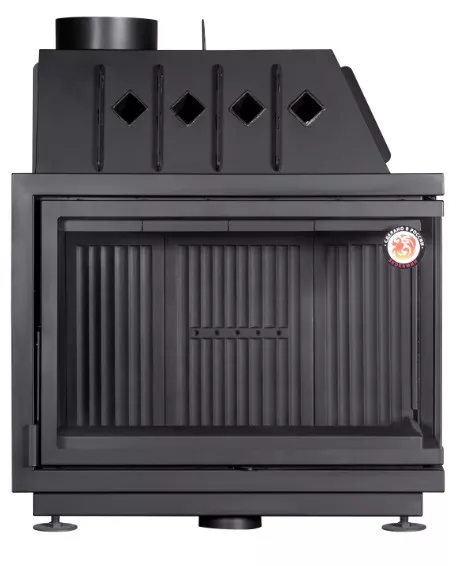 Изображение Каминная топка Экокамин Альфа 1000 RB два стекла правая 2