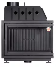 Миниатюра Каминная топка Экокамин Альфа 1000 RB два стекла правая 2