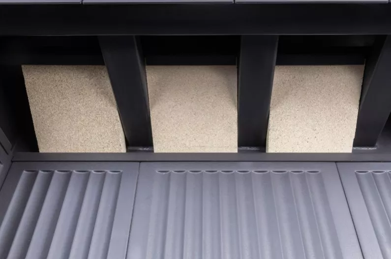 Изображение Каминная топка Экокамин Альфа 1000 RB два стекла правая 6