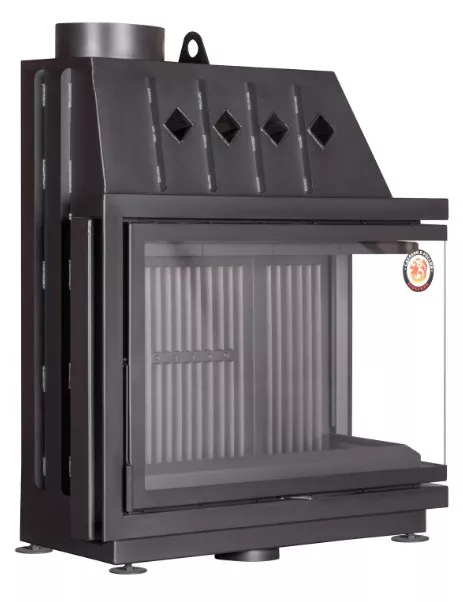 Изображение Каминная топка Экокамин Альфа 1000 RB два стекла правая 3