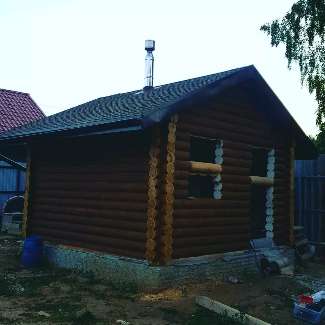 Изображение Установка банной печи ИзиСтим в облицовке из змеевика 3