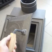 Миниатюра Закрытая каменка чугунная 