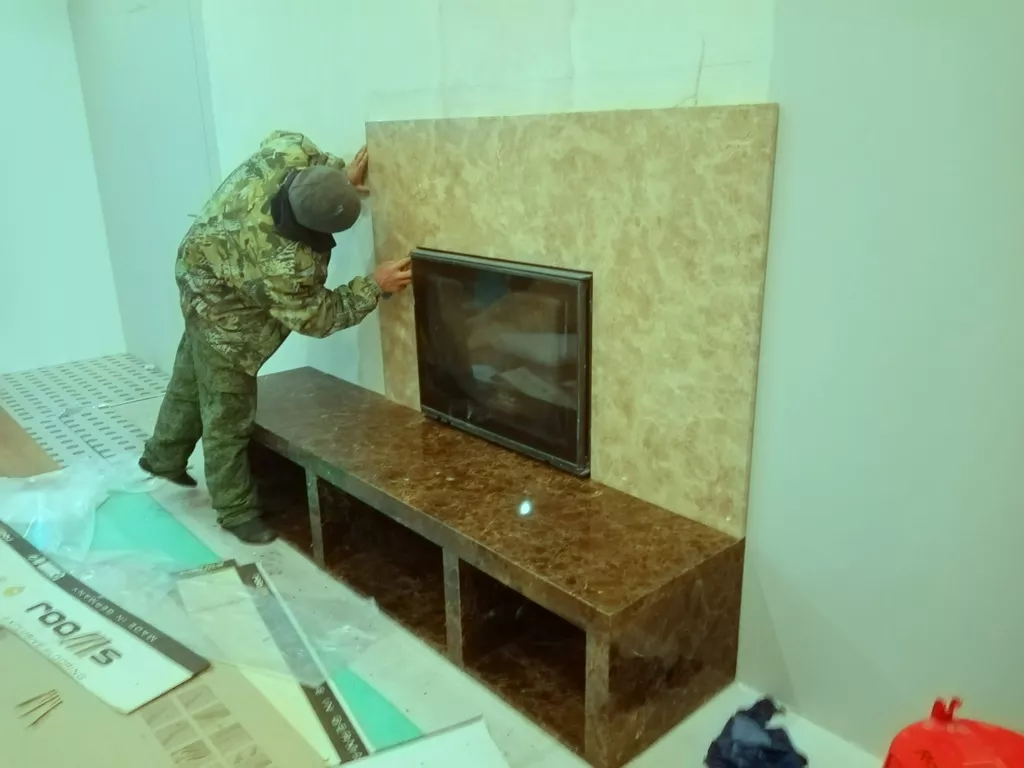Изображение Камин с полками 4