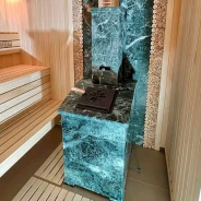 Миниатюра Чугунная печь для бани Комплект GFS ЗК 25 (М) Президент 980/40 Змеевик 6