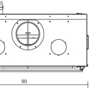 Миниатюра Каминная топка SCREEN 80 N EdilKamin 6