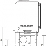 Миниатюра Каминная топка SCREEN 80 N EdilKamin 5