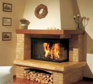 Миниатюра Каминная топка TITANO PLUS N SX единое стекло EdilKamin 5