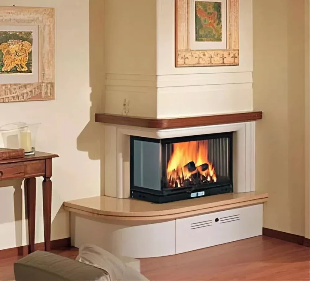 Изображение Каминная топка TITANO PLUS N SX единое стекло EdilKamin 6