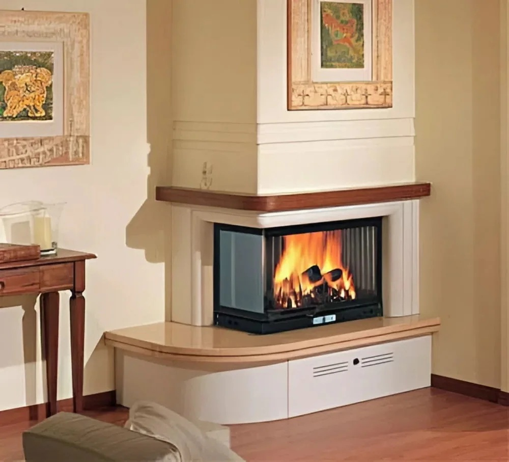 Изображение Каминная топка TITANO PLUS N SX единое стекло EdilKamin 6