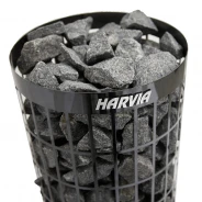 Миниатюра HARVIA Электрическая печь Cilindro HPC900400M PC90 со встроенным пультом черная 4