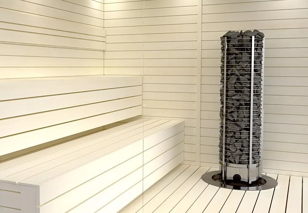 Изображение Электрическая печь SAWO TOWER TH3-60NB-P (6 кВт, встроенный пульт, нержавейка) 6