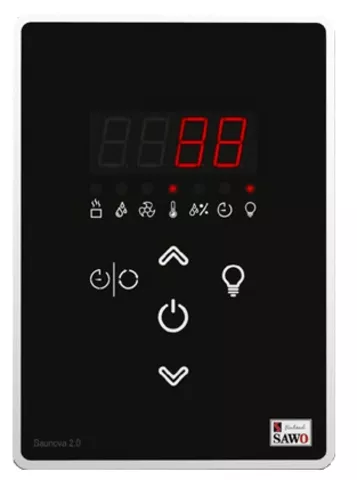 Изображение Электрическая печь SAWO Aries ARI3-90Ni2-CNR-P (9,0 кВт, угловая), выносной пульт (встроенный блок мощности, пульт покупается отдельно) 2