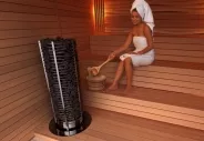 Миниатюра SAWO Электрическая печь TOWER вертикальная, круглая, 9 кВт, TH6-90NS-P, выносной пульт (пульт и блок мощности докупаются отдельно) 2