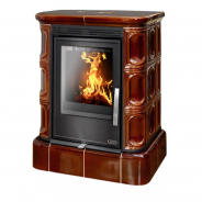 Миниатюра Печь ABX MARINA KPI  с кафельным цоколем перламутр 2